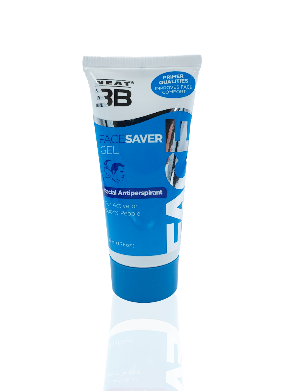 Tube of FaceSaver gel on a white background