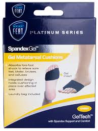 Packaging of Spandex Gel Metatarsal Pads