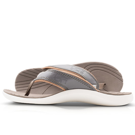 Neat Zori Pewter Slimline Orthotic Thong