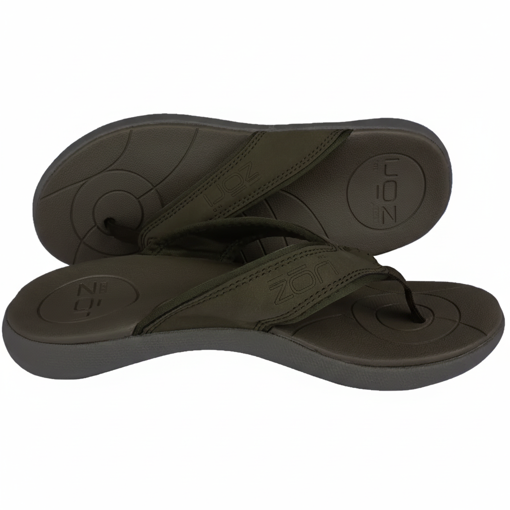 NEW COLOR ADDED - Neat Zori Green Orthotic Thong/Sandal Water Resistant, Healthy, and Comfortable