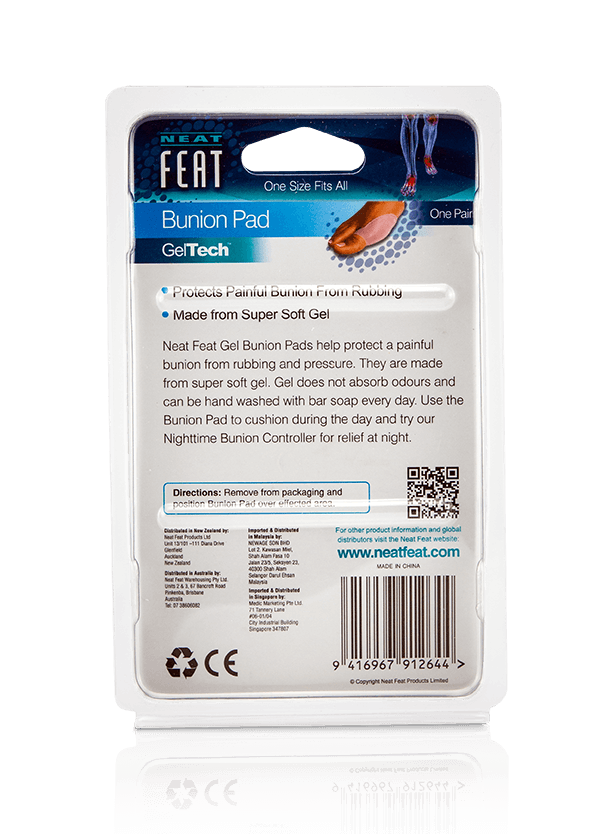 Gel Bunion Pad for protection - Neat Feat Foot & Body Care