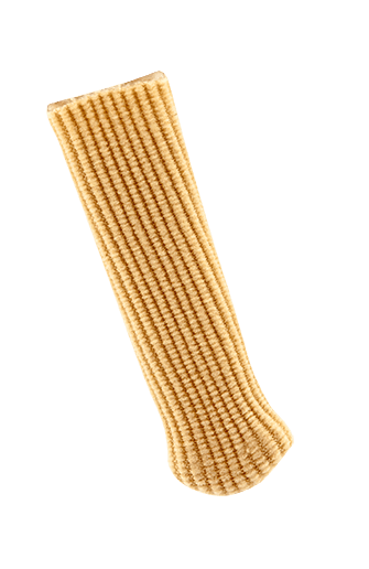 Neat Feat Gel-Lined Toe Cap for Toe Protection, showing the beige toe cap with gel lining for added comfort and protection.