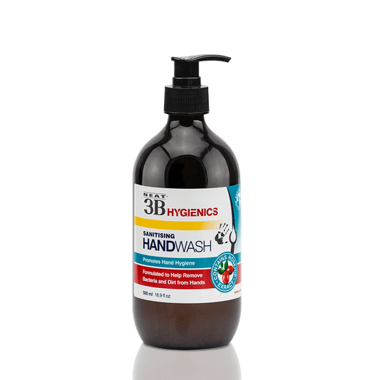 Hygienics Sanitising Handwash 500ml Antibacterial Soap - Neat Feat Foot & Body Care