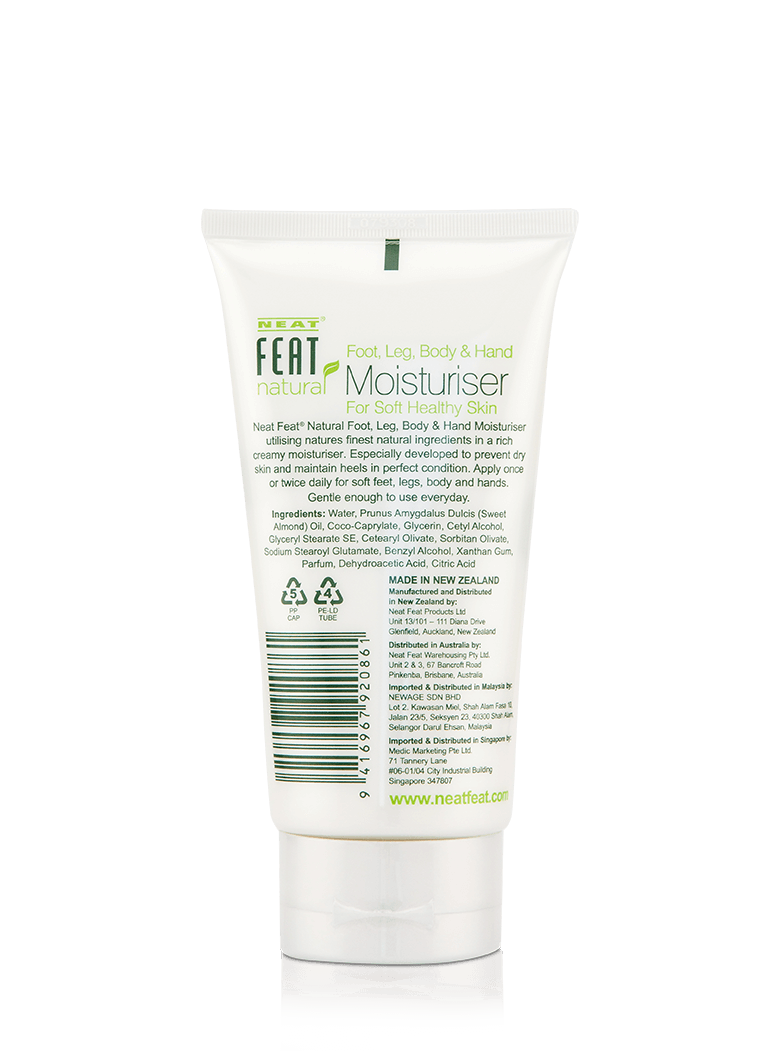 Natural Foot, Leg, Body & Hand Moisturiser For Skin Hydration - Neat Feat Foot & Body Care