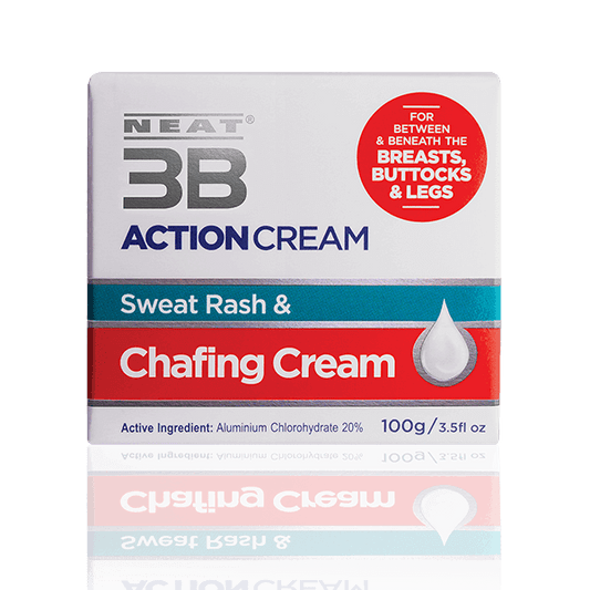 Neat 3B Action Cream 100g For Chafing and Sweat Rash - Neat Feat Foot & Body Care