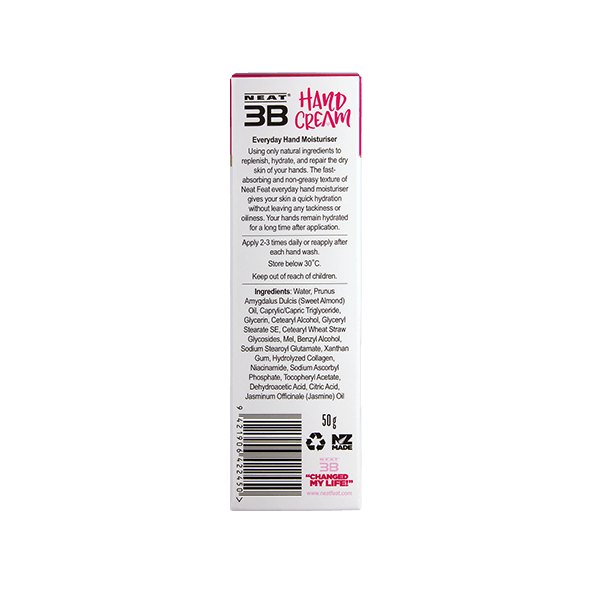 Neat 3B Everyday
Moisturising
Hand Cream 50g For Dry Hands - Neat Feat Foot & Body Care