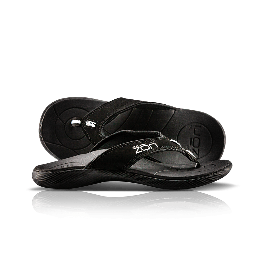 Neat Zori Black Orthotic Thong Sandal Water Resistant Healthy