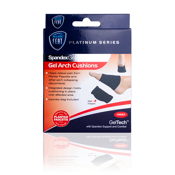 Platinum Series Spandex Gel Arch Cushion For Collapsing Arch