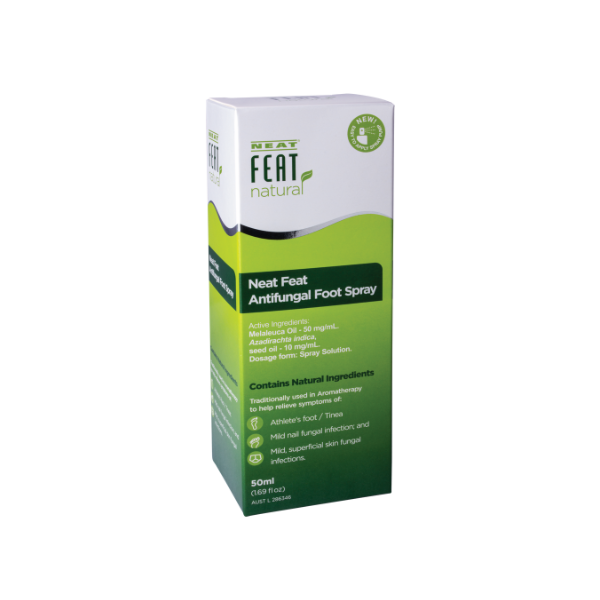 Neat Feat Natural Antifungal Foot Spray For Nail Fungus and Athletes Foot