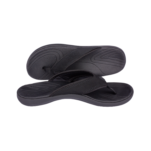 NEW COLOR ADDED - Neat Zori Black Slimline Orthotic Thong / Sandal Water Resistant and Comfortable