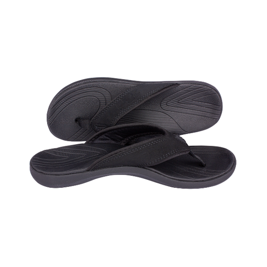 NEW COLOR ADDED - Neat Zori Black Slimline Orthotic Thong / Sandal Water Resistant and Comfortable