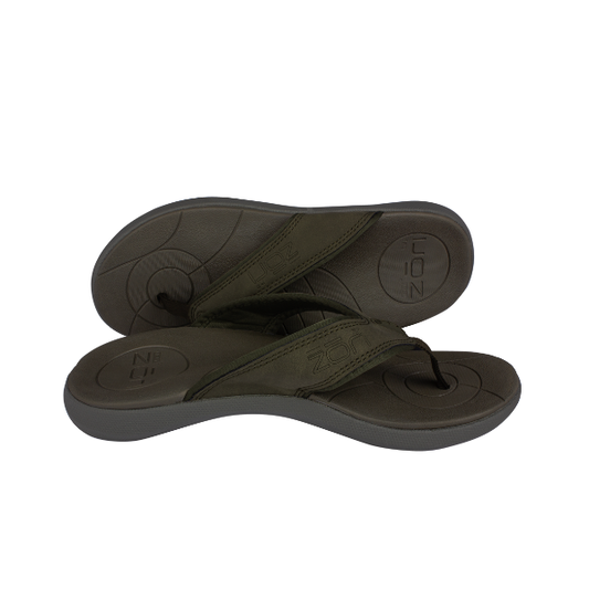 NEW COLOR ADDED - Neat Zori Green Orthotic Thong/Sandal Water Resistant, Healthy, and Comfortable