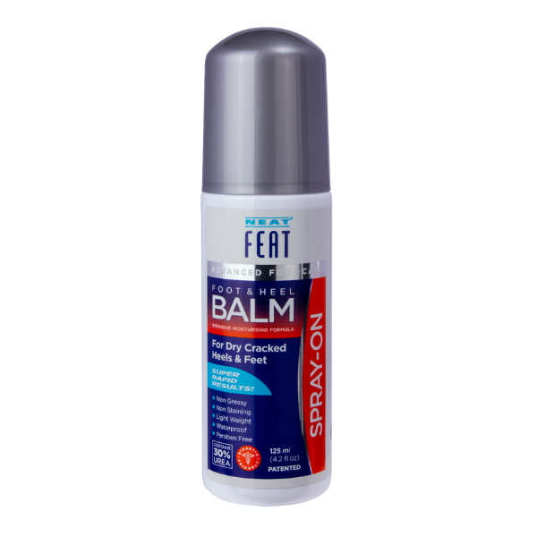 Spray On Foot and Heel Balm for Dry, Cracked feet