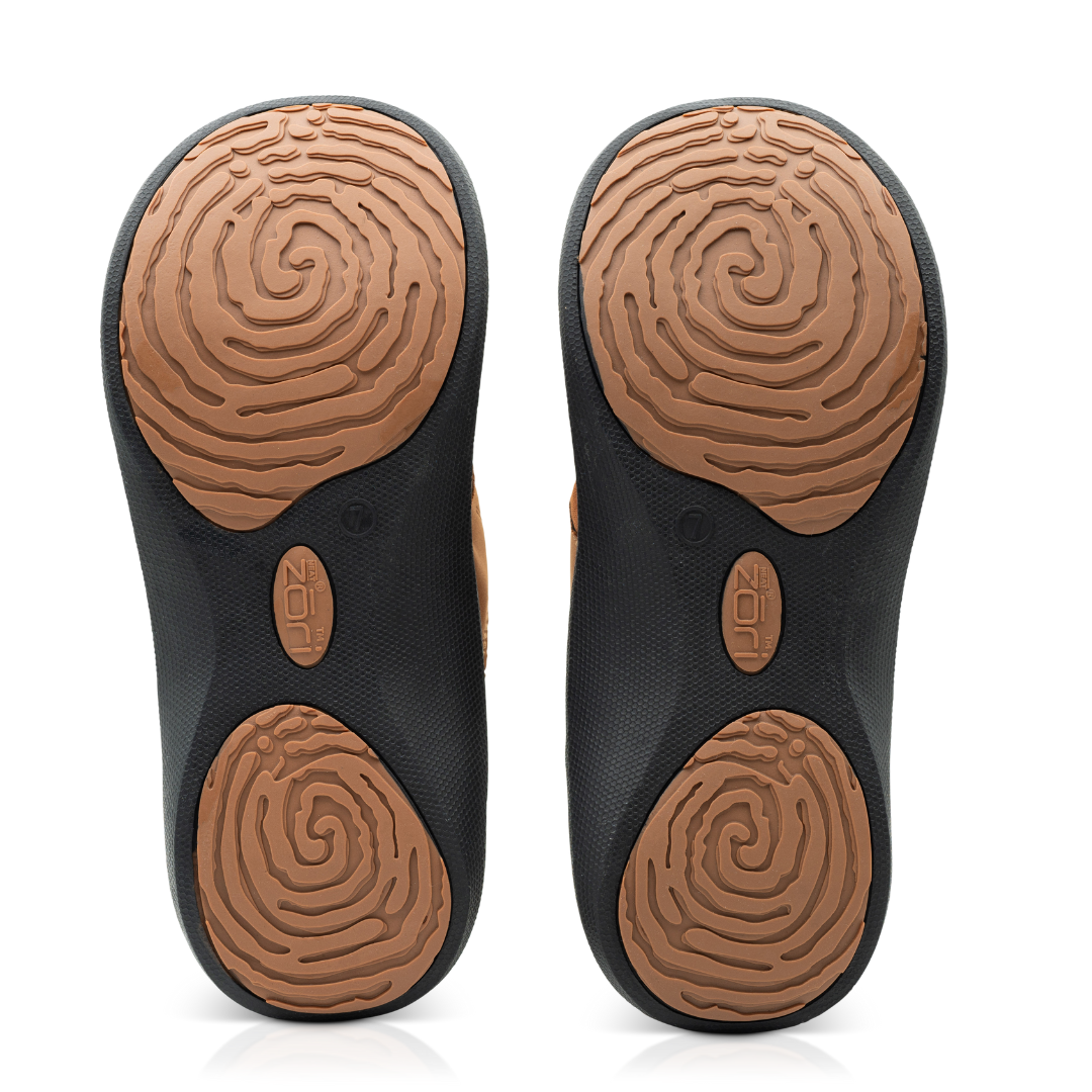 Sandales orthotiques / lanières zori de zori / noires résistantes à l'eau et confortables