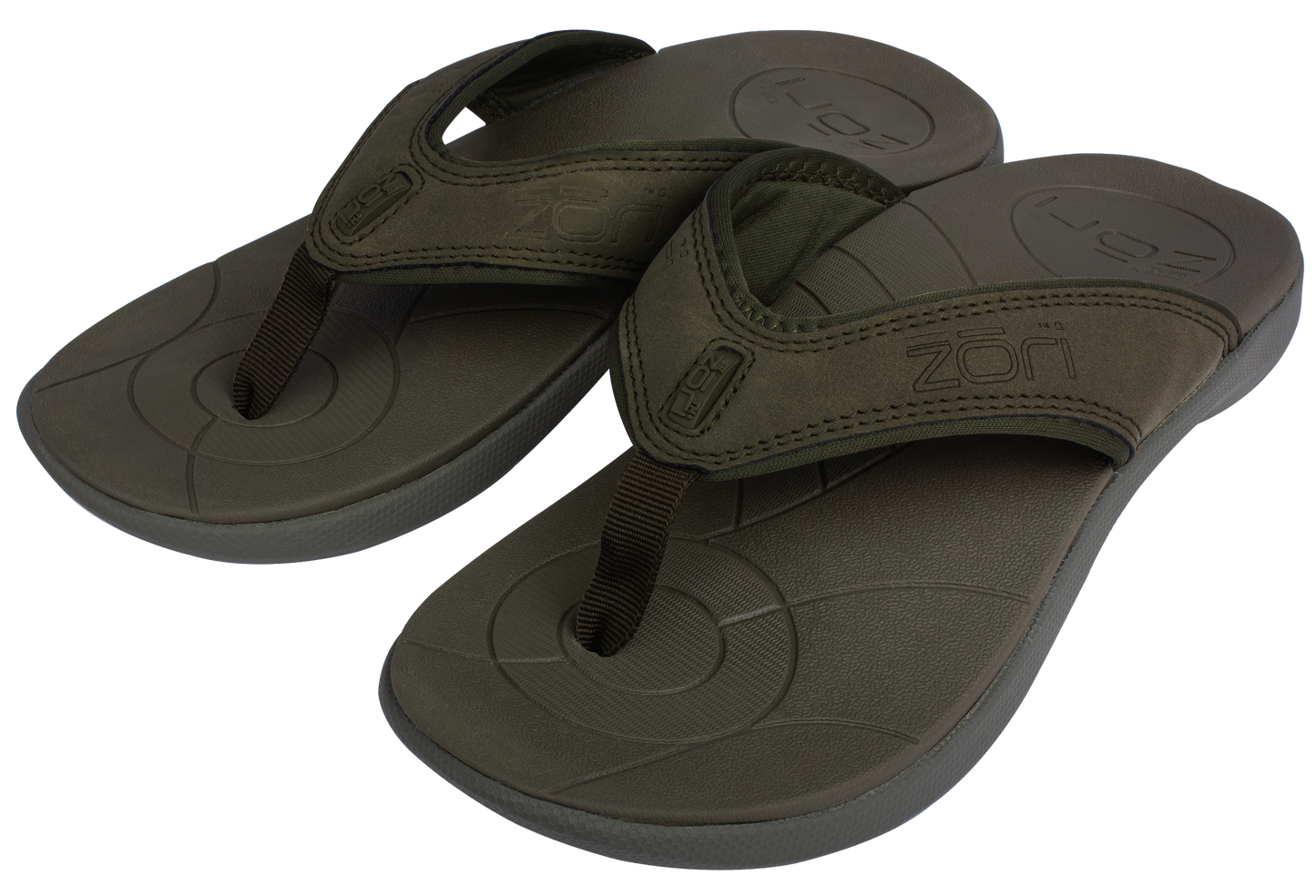 NEW COLOR ADDED - Neat Zori Green Orthotic Thong/Sandal Water Resistant, Healthy, and Comfortable