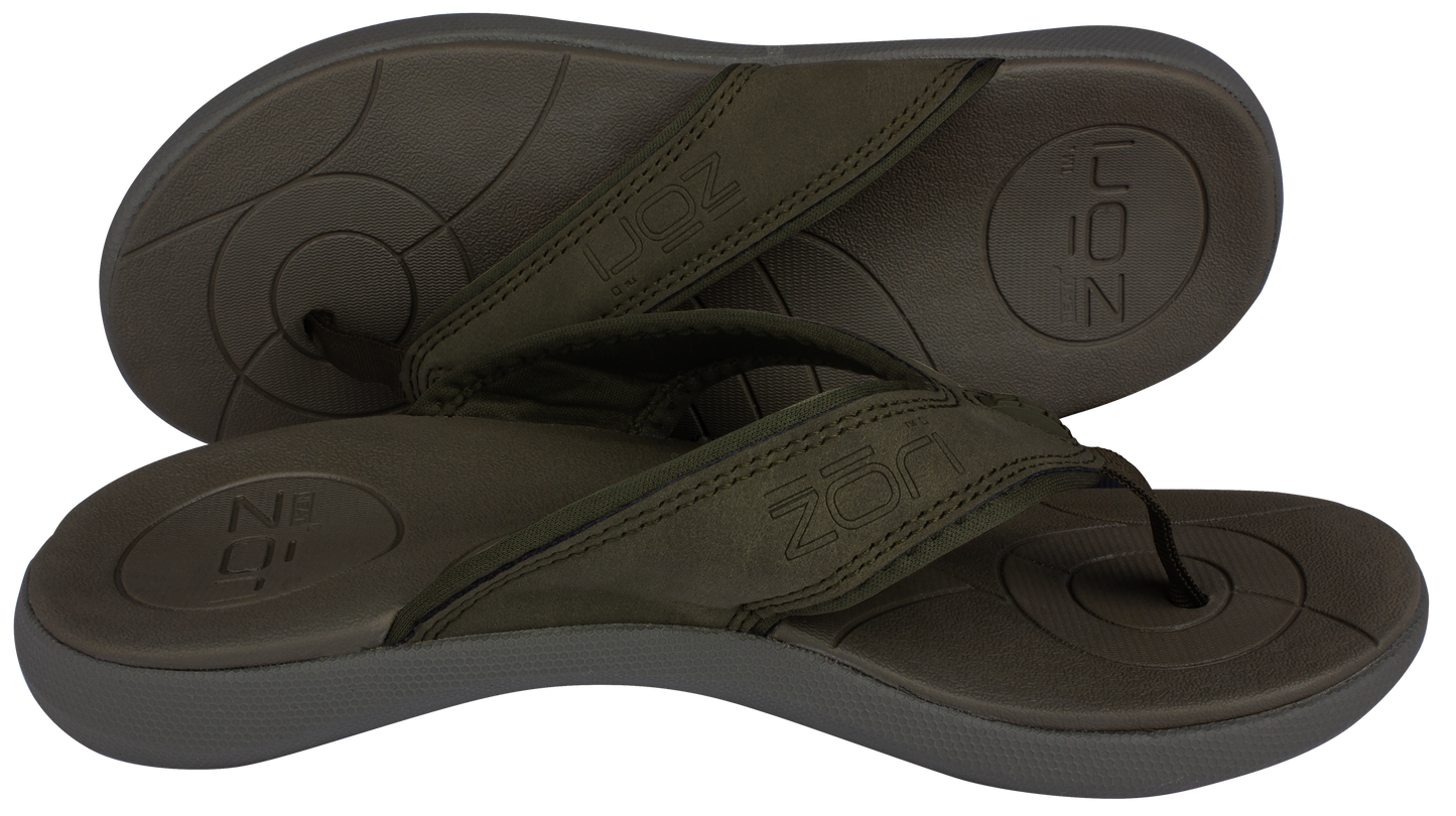 NEW COLOR ADDED - Neat Zori Green Orthotic Thong/Sandal Water Resistant, Healthy, and Comfortable