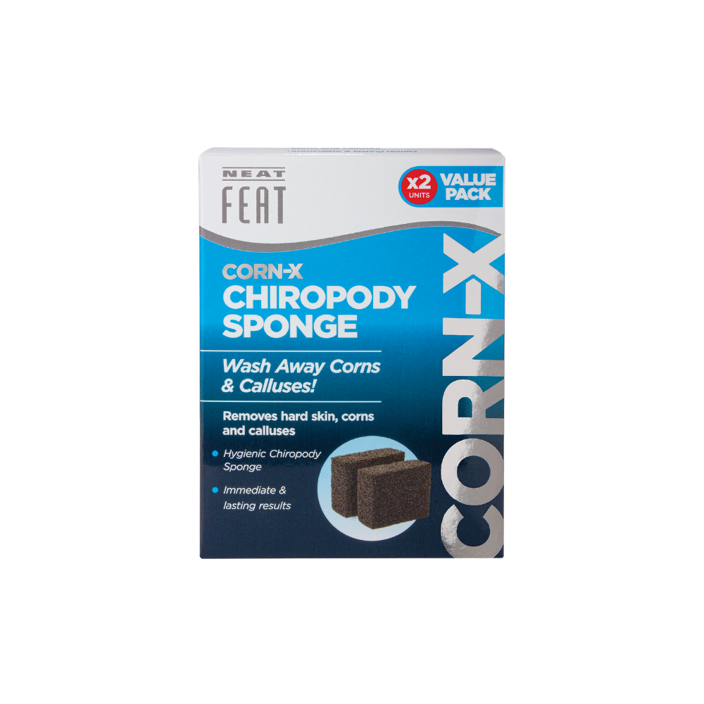 Neat Feat Corn X Chiropody Sponge Value Pack – 2 Pack