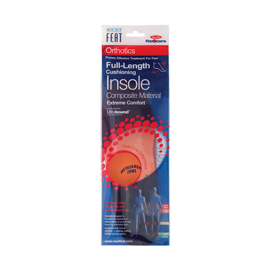 Full Length Cushioning Insole For Foot Stabiliser and Structure - Neat Feat Foot & Body Care