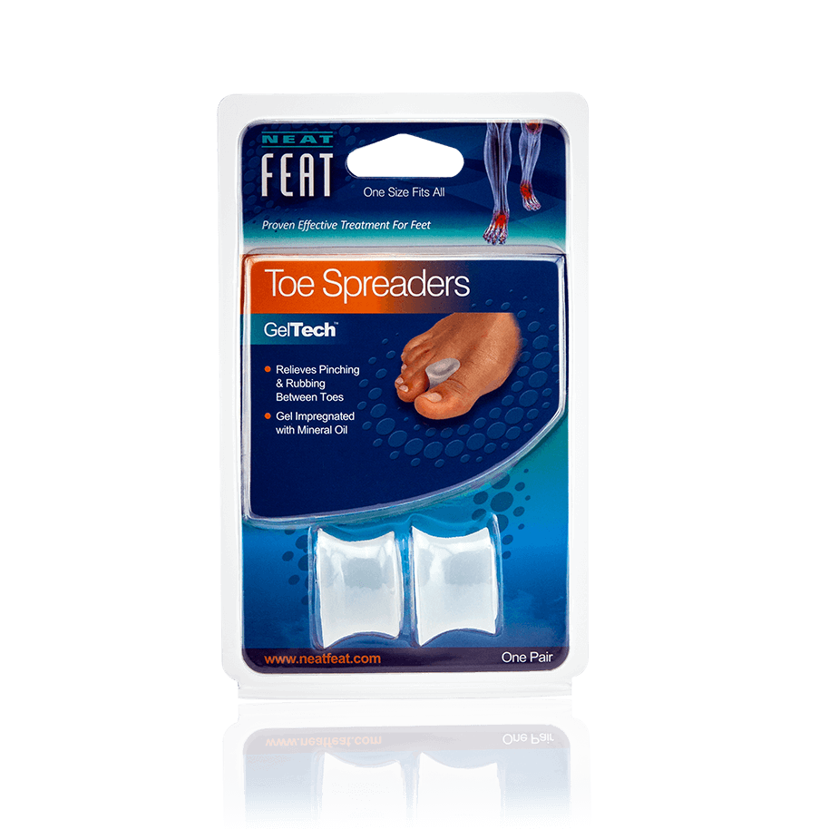 Sharpened Toe Gel Toe Spreaders Toe Rubbing Prevention – Neat Feat Foot & Body Care