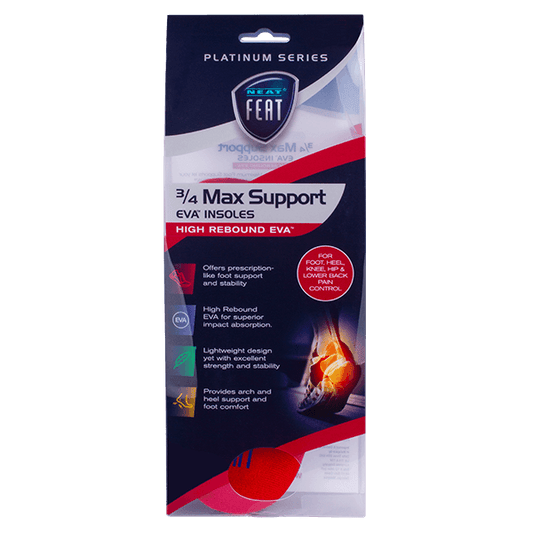 Platinum Series Maximum Foot Support 3/4 Insole - Neat Feat Foot & Body Care