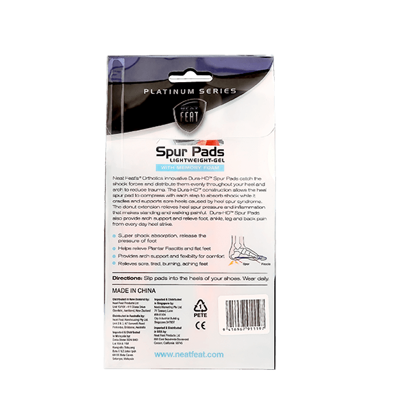 Platinum Series Spur Pads for Pressure Relief and Inflammation - Neat Feat Foot & Body Care