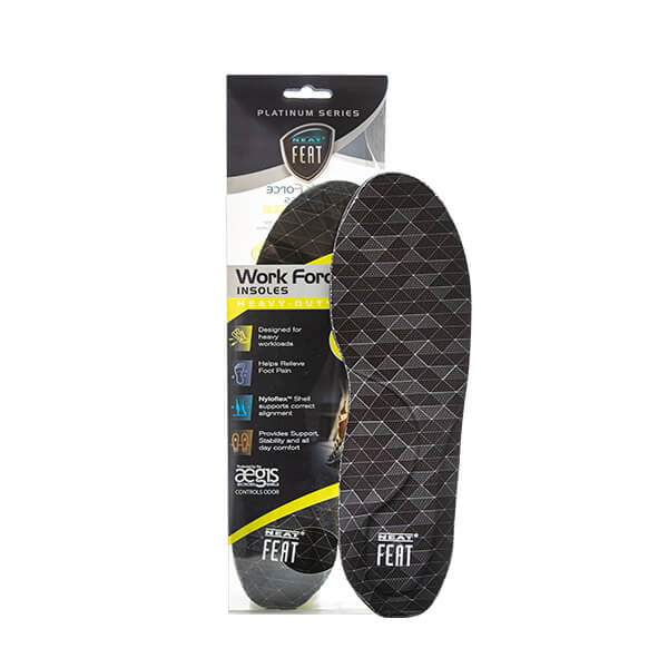 Platinum Series Work Force Insole for All Day Comfort and Relief from Spinal Pain - Neat Feat Foot & Body Care